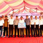 Tổng Giám đốc VRG Lê Thanh Hưng thăm và làm việc tại Cao su Hoàng Anh Mang Yang K
