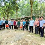 TGĐ VRG Lê Thanh Hưng thăm và làm việc tại Cao su Nghệ An